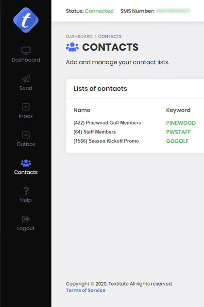 Pinewood - Textitute App Backend